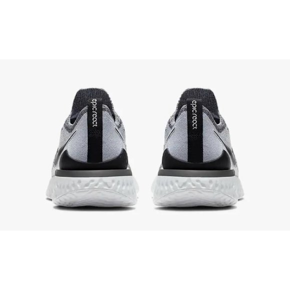 Nike Epic React Flyknit 2 Womens Running Shoe Black White BQ8927-102 NEW Multi - Picture 9 of 10